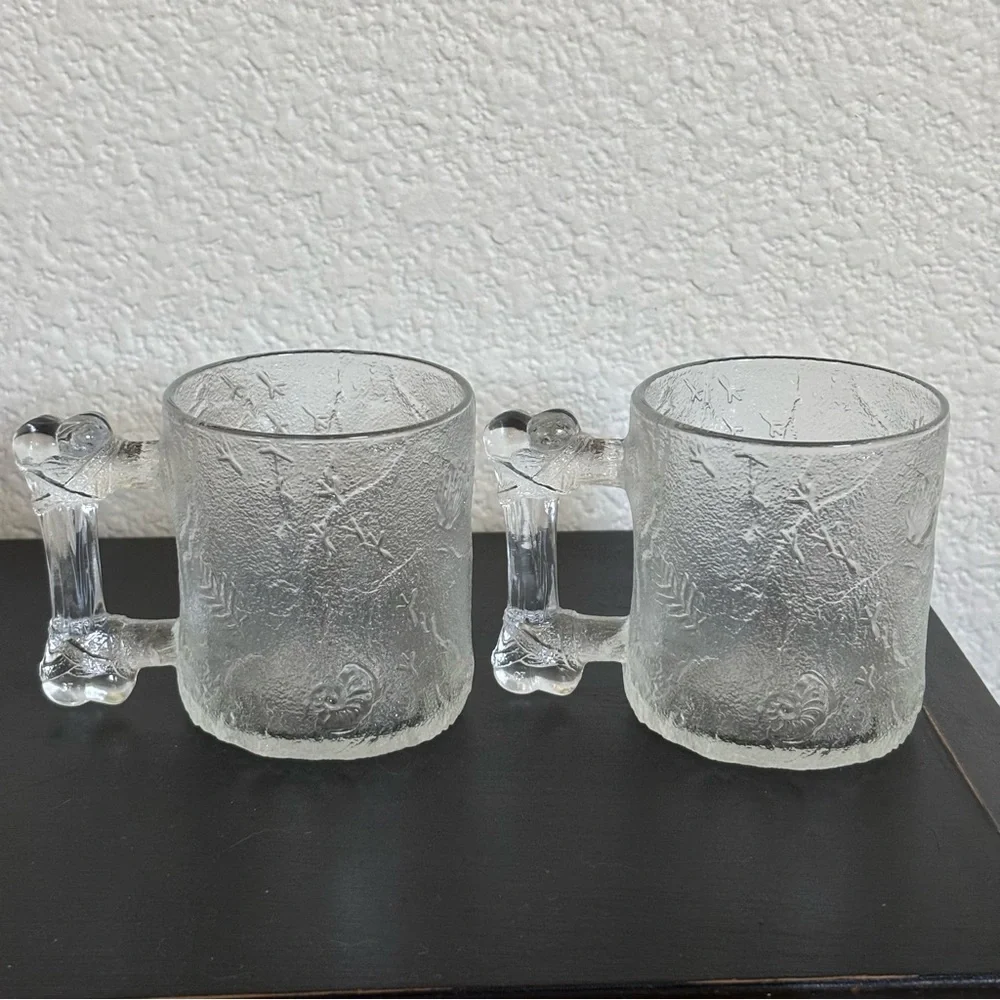 Vintage The Flintstones 1993 RocDonald’s Pre Dawn Mug Set Of 2‎